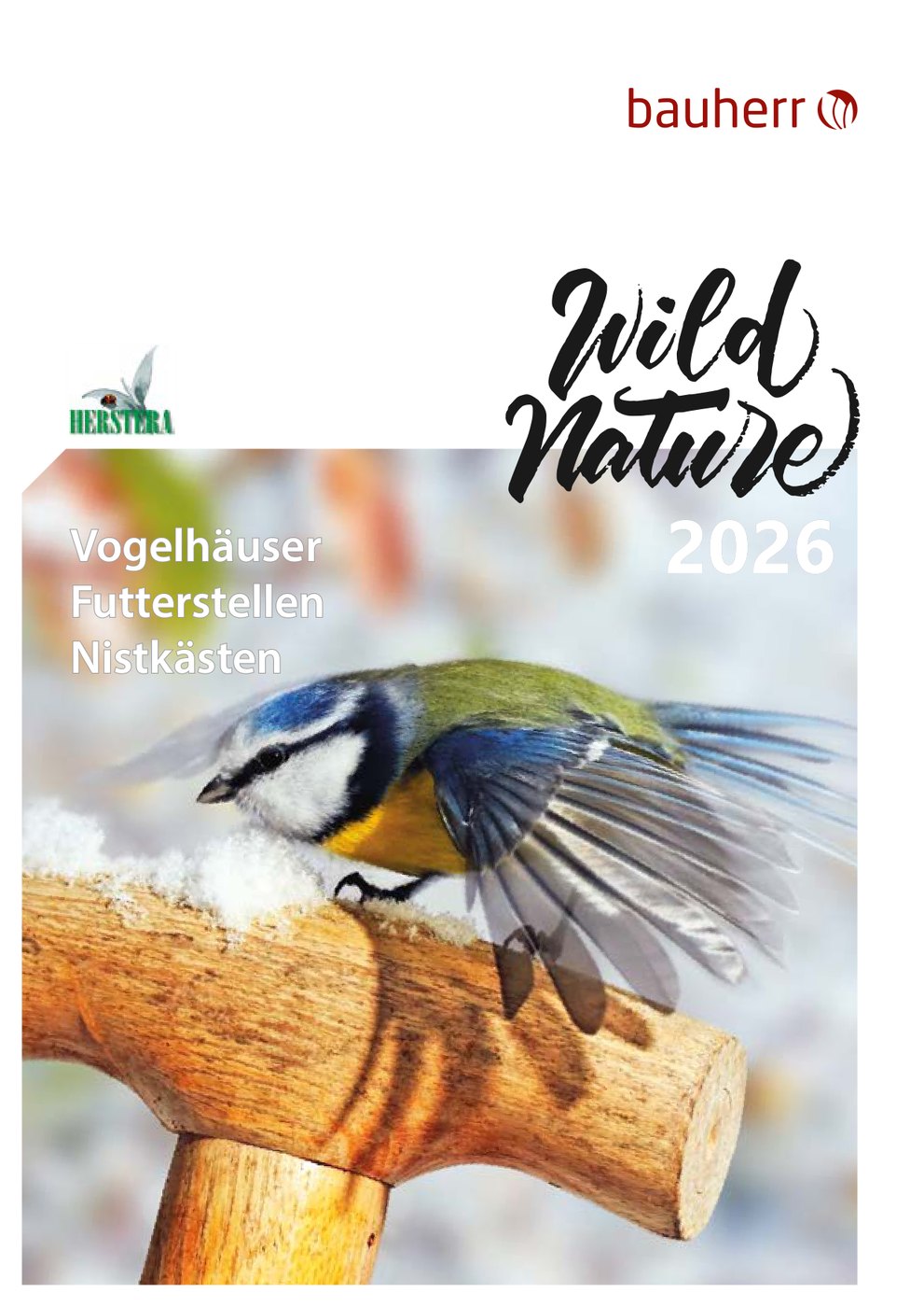 Titelseite Vogelhaus-Katalog 2026